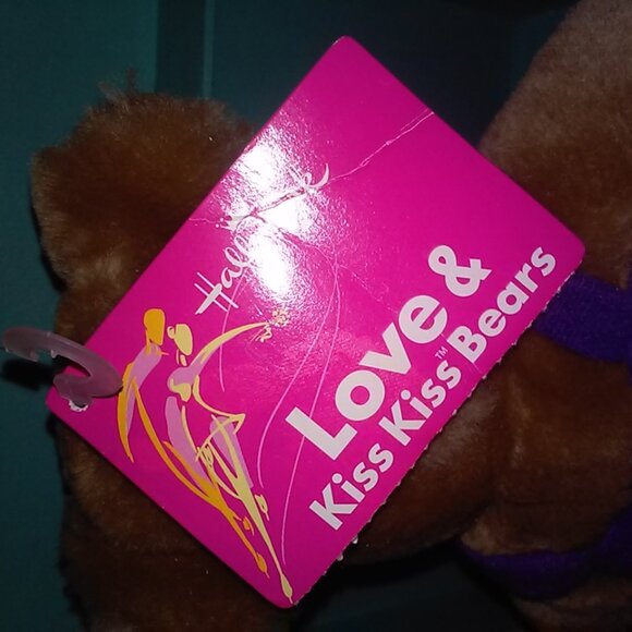 Halmark Kiss Kiss Bear Plush 10in Y2K - Picture 6 of 6